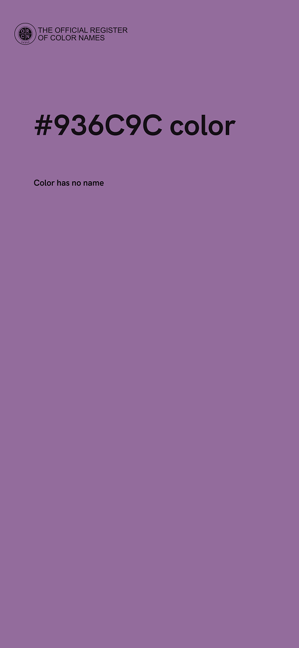 #936C9C color image