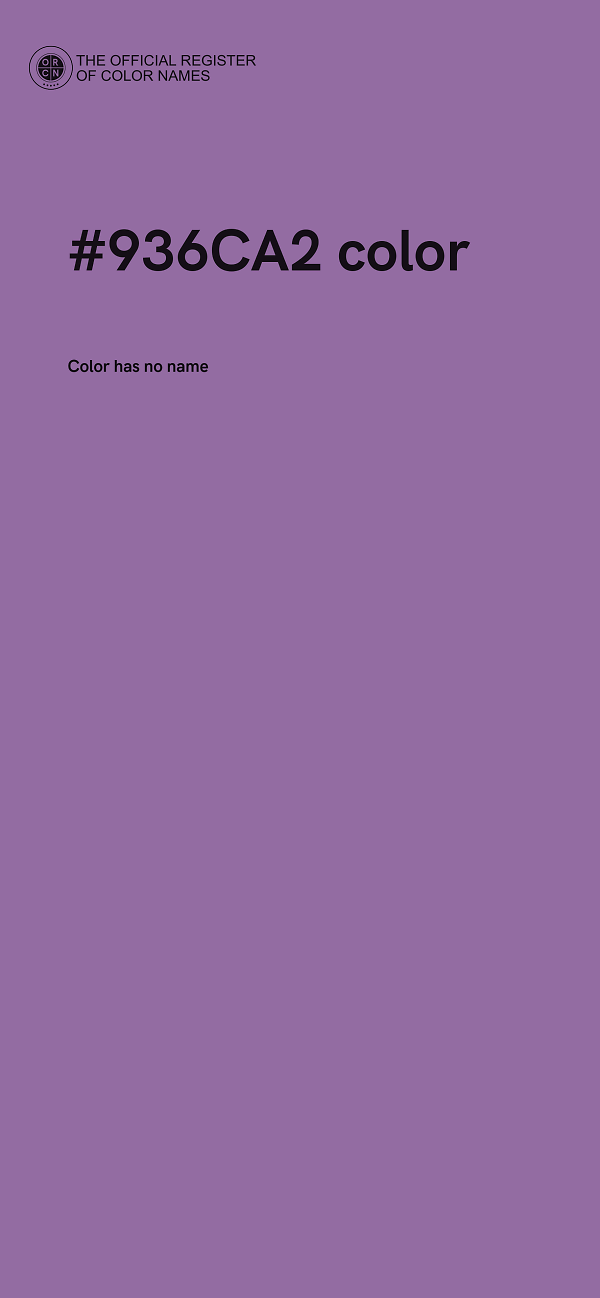 #936CA2 color image