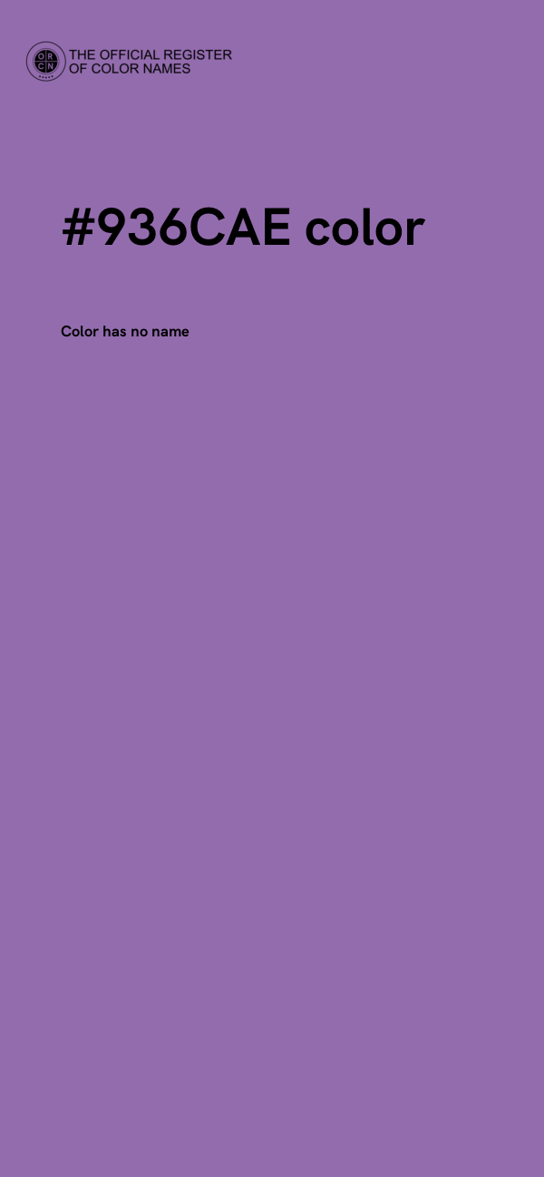 #936CAE color image