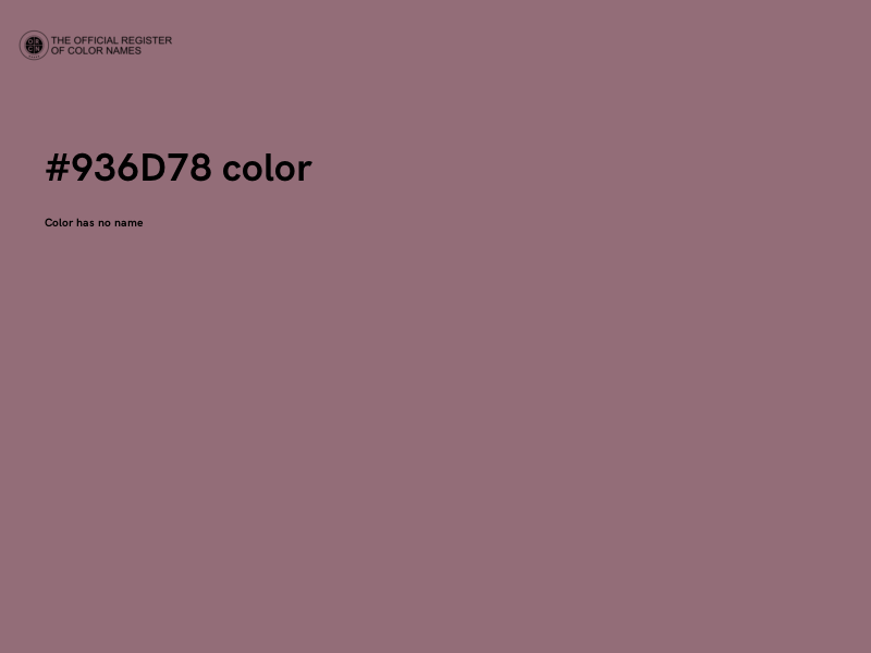 #936D78 color image