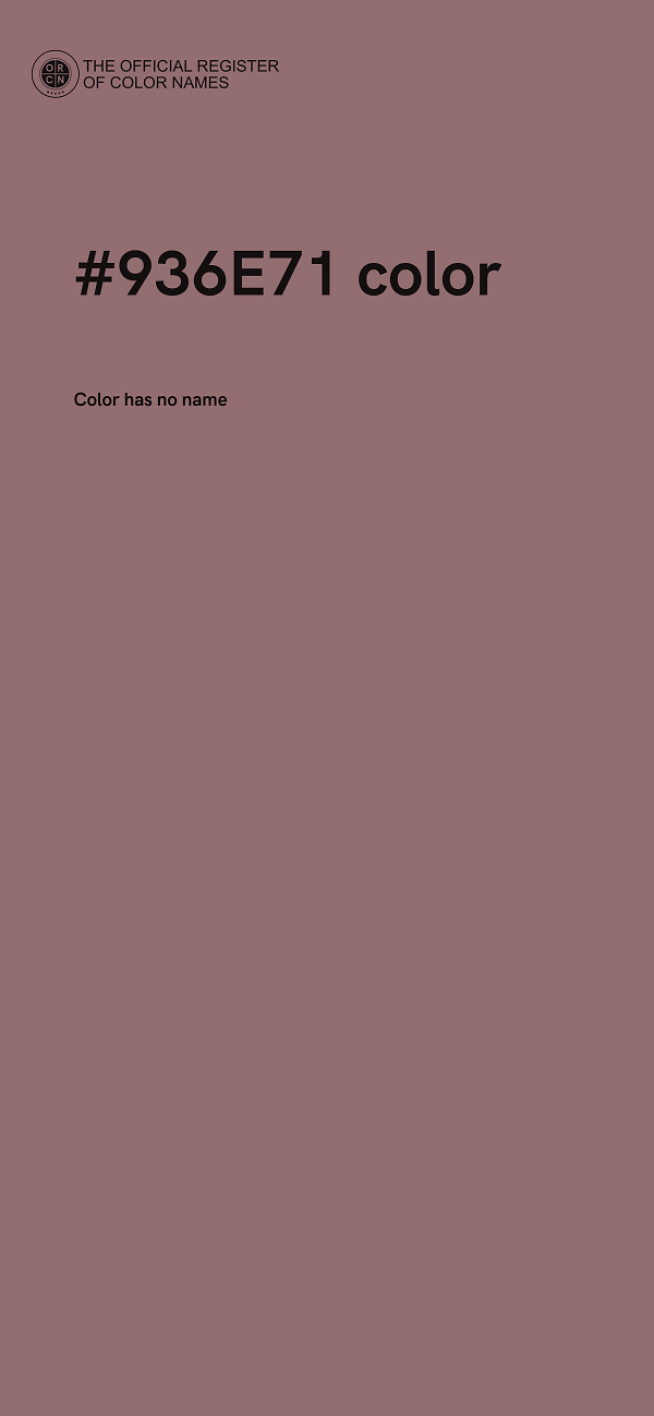 #936E71 color image