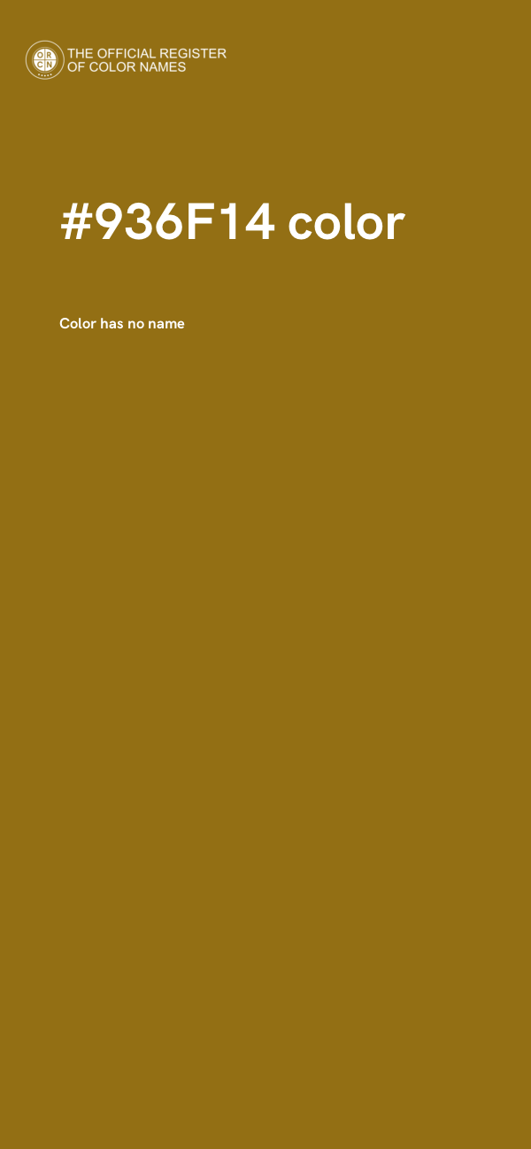 #936F14 color image