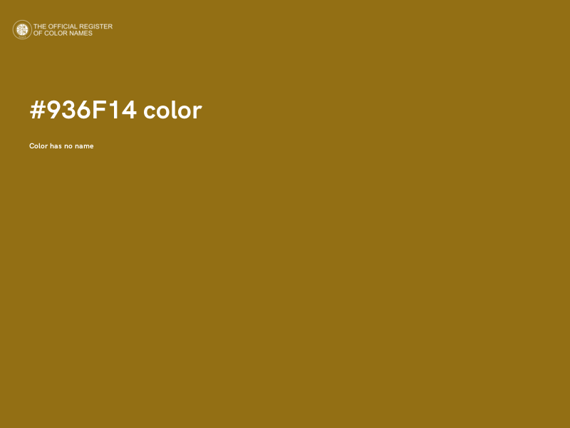 #936F14 color image