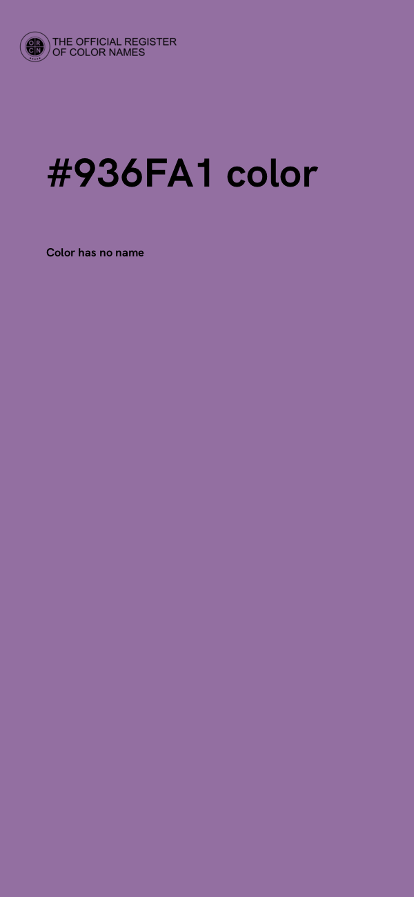 #936FA1 color image