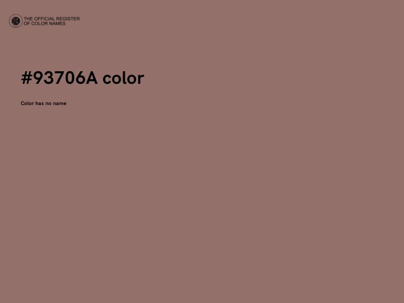 #93706A color image