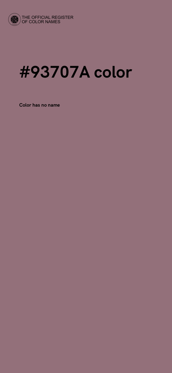 #93707A color image