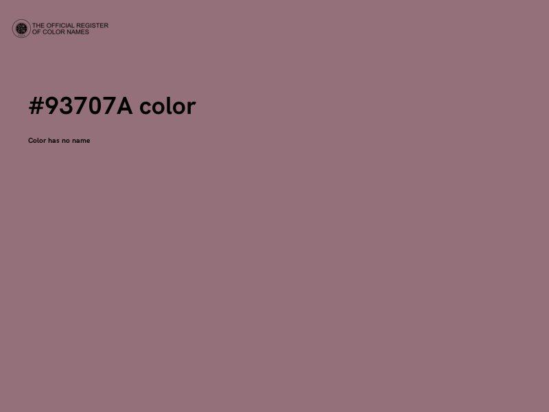 #93707A color image