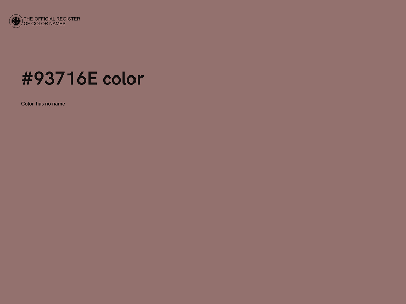 #93716E color image