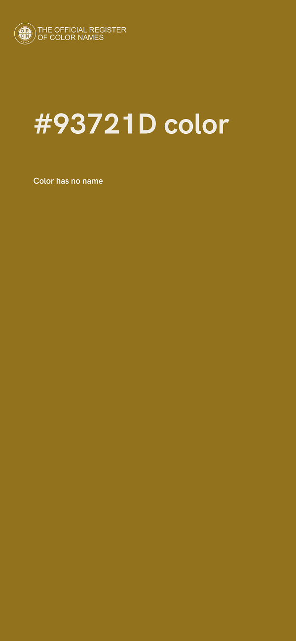 #93721D color image