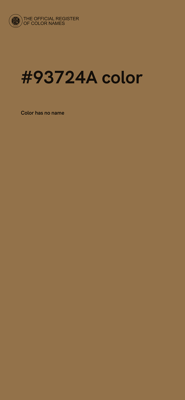 #93724A color image