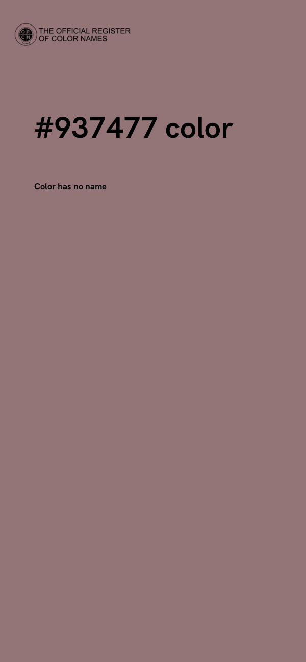 #937477 color image
