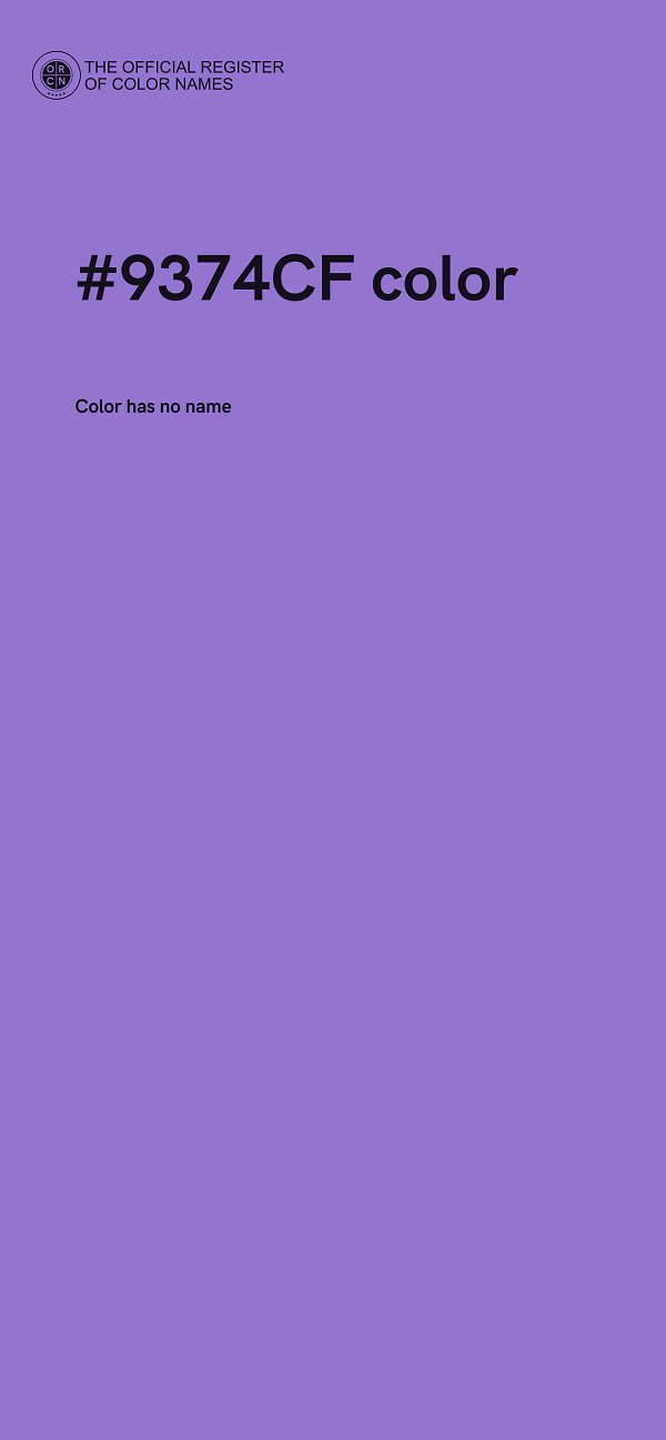 #9374CF color image