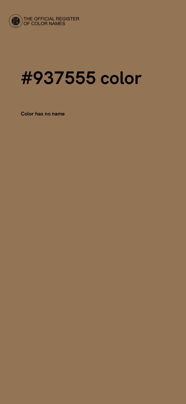 #937555 color image