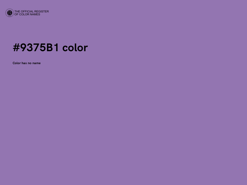 #9375B1 color image