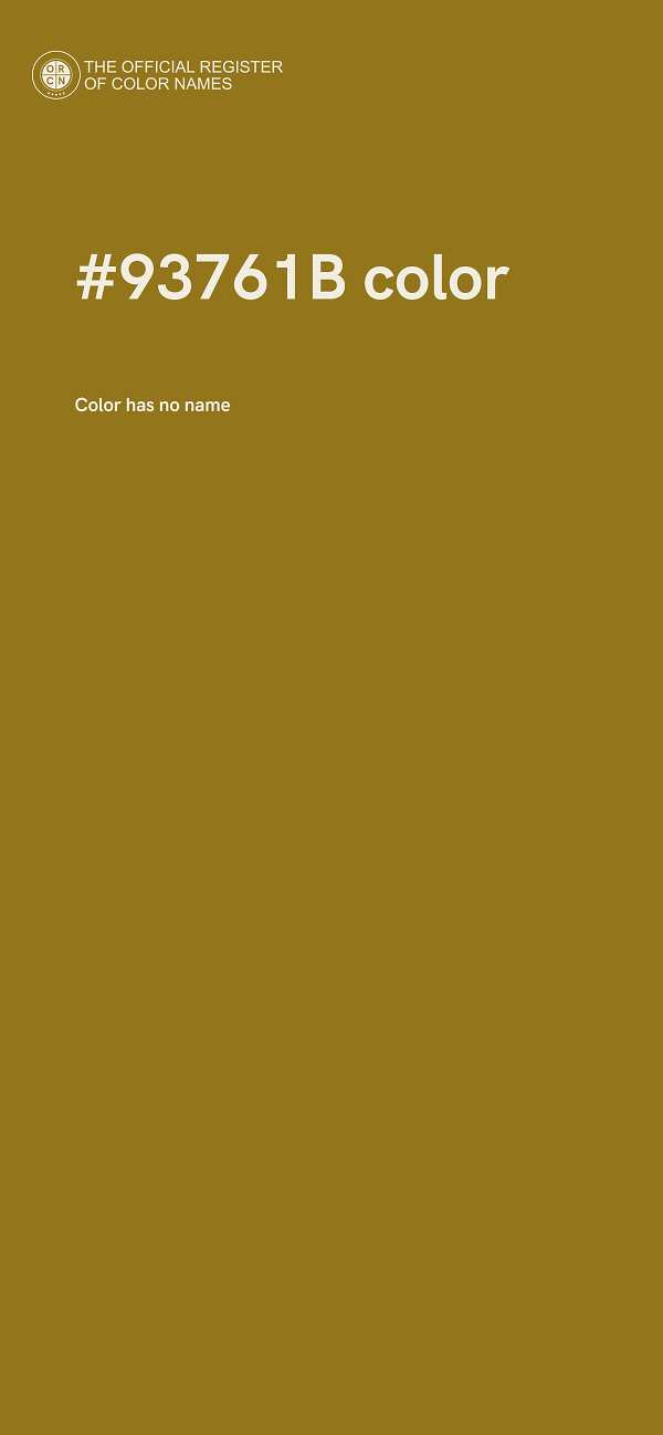 #93761B color image