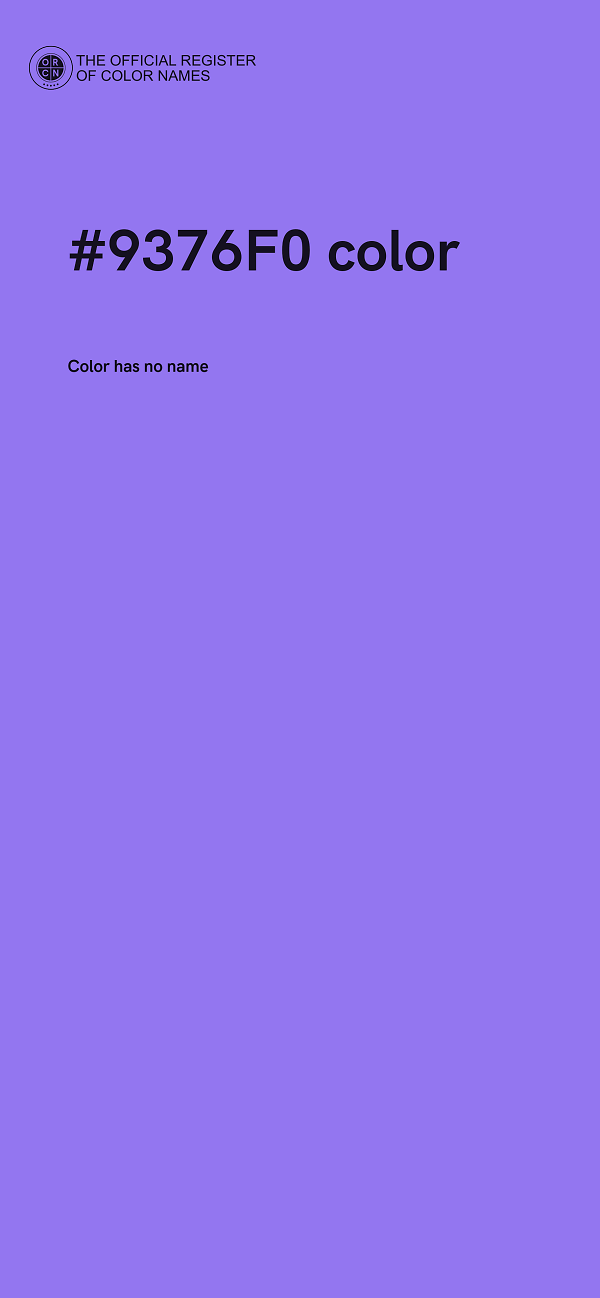 #9376F0 color image