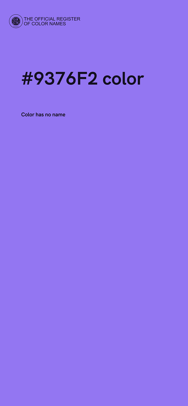 #9376F2 color image