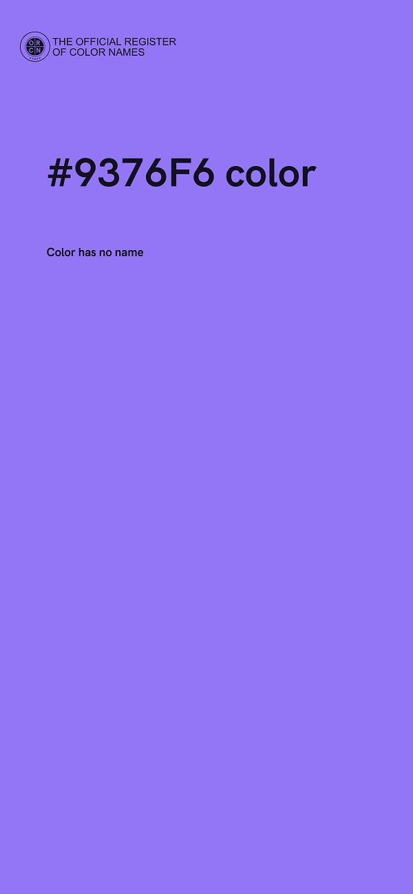#9376F6 color image