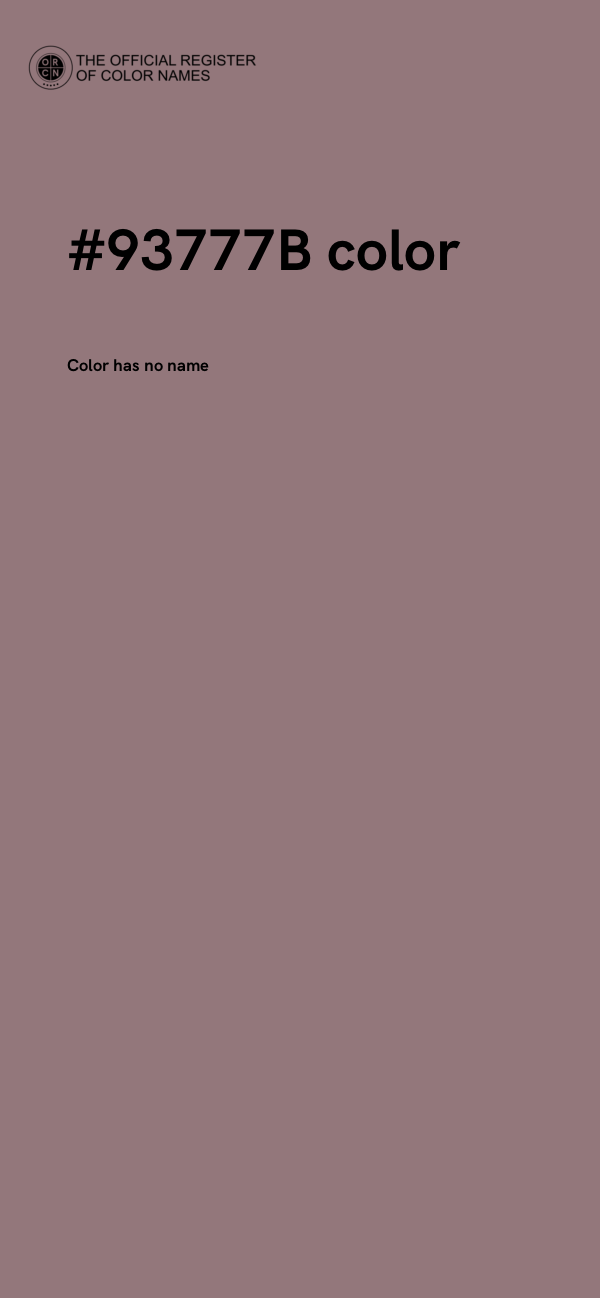 #93777B color image