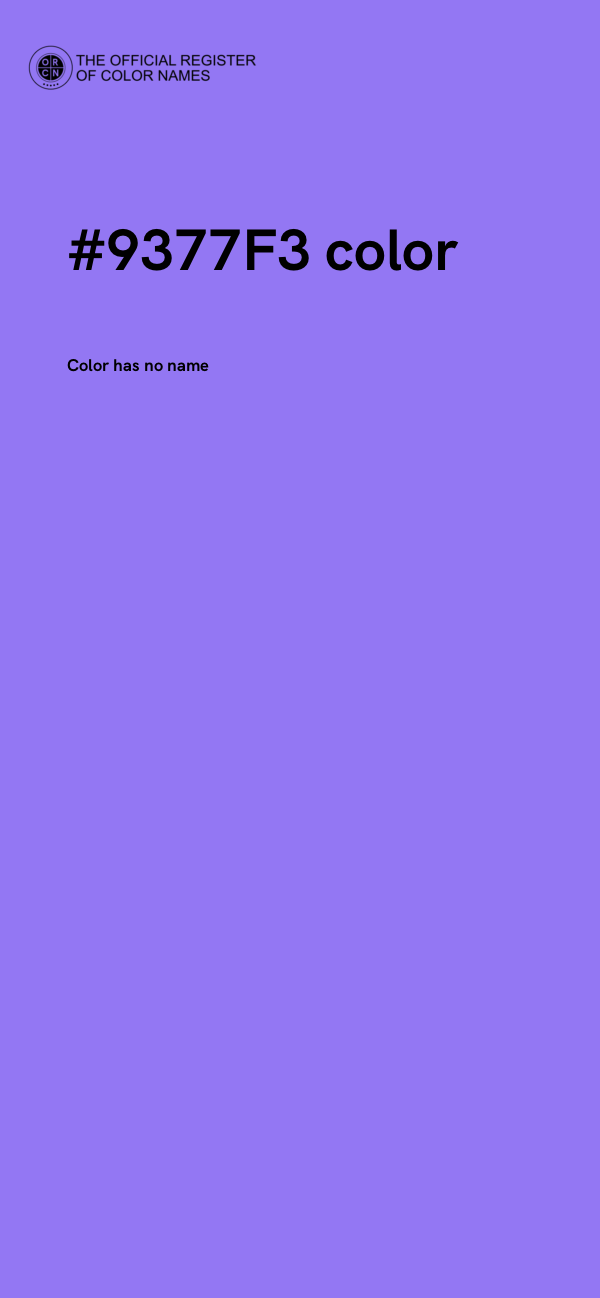 #9377F3 color image