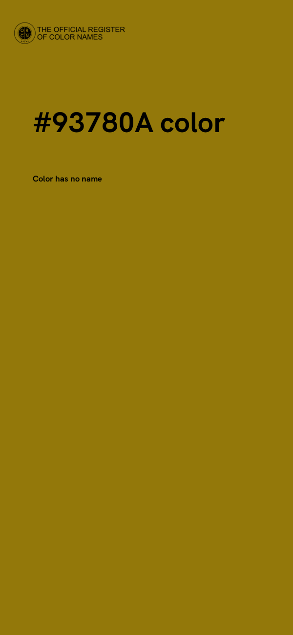 #93780A color image