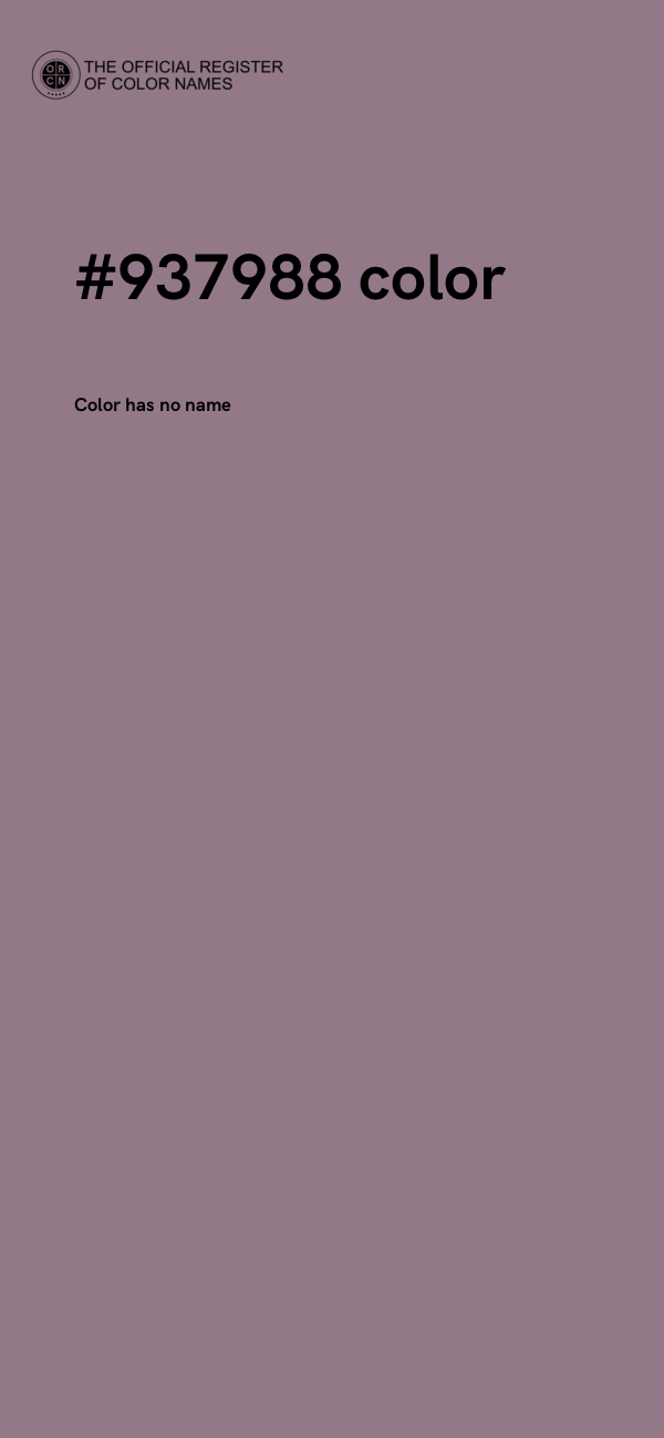 #937988 color image