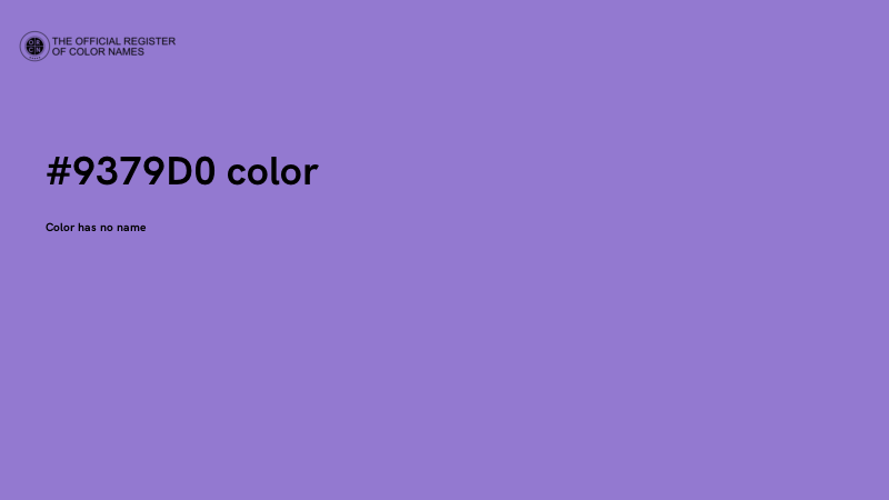 #9379D0 color image