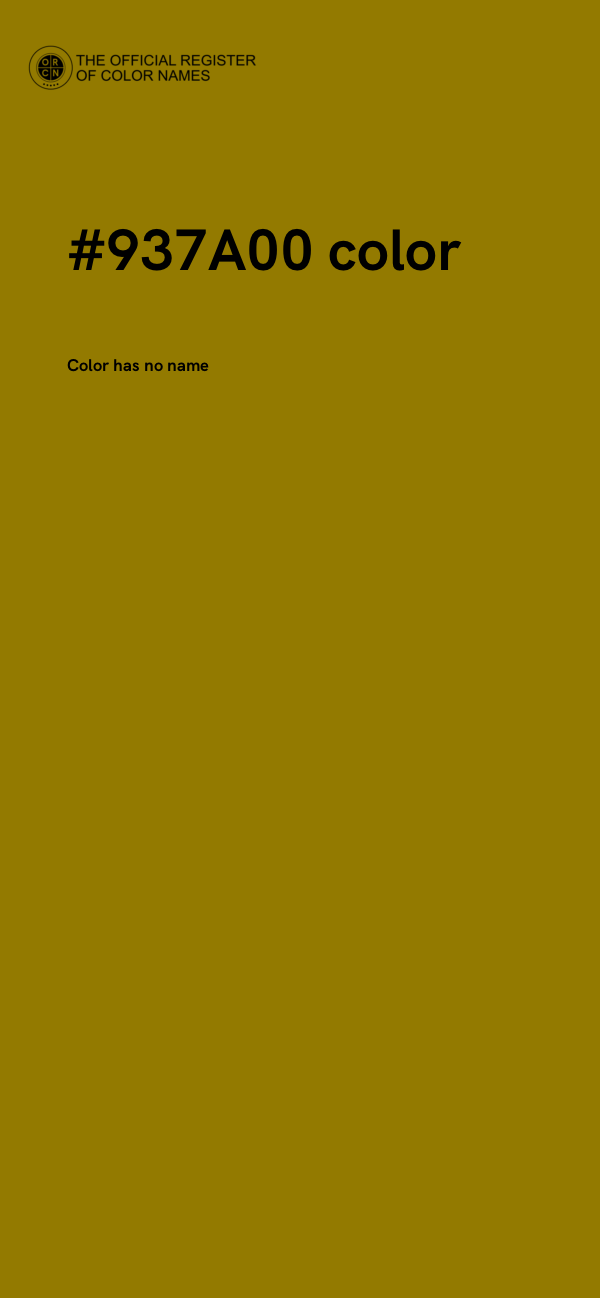 #937A00 color image