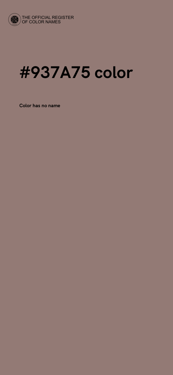 #937A75 color image