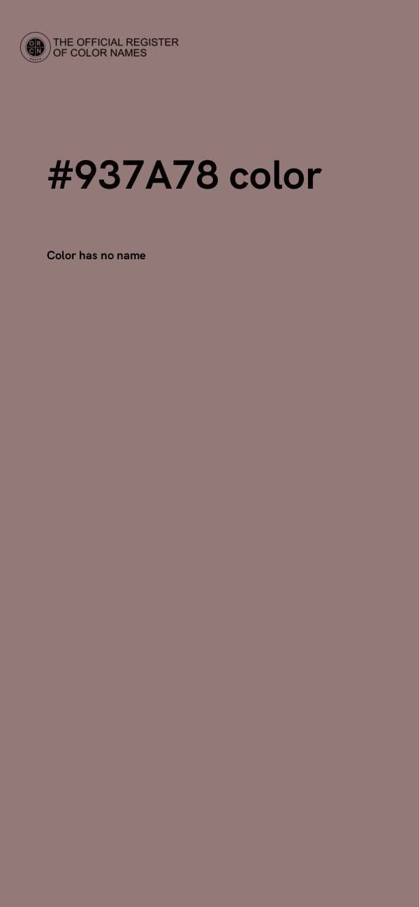 #937A78 color image