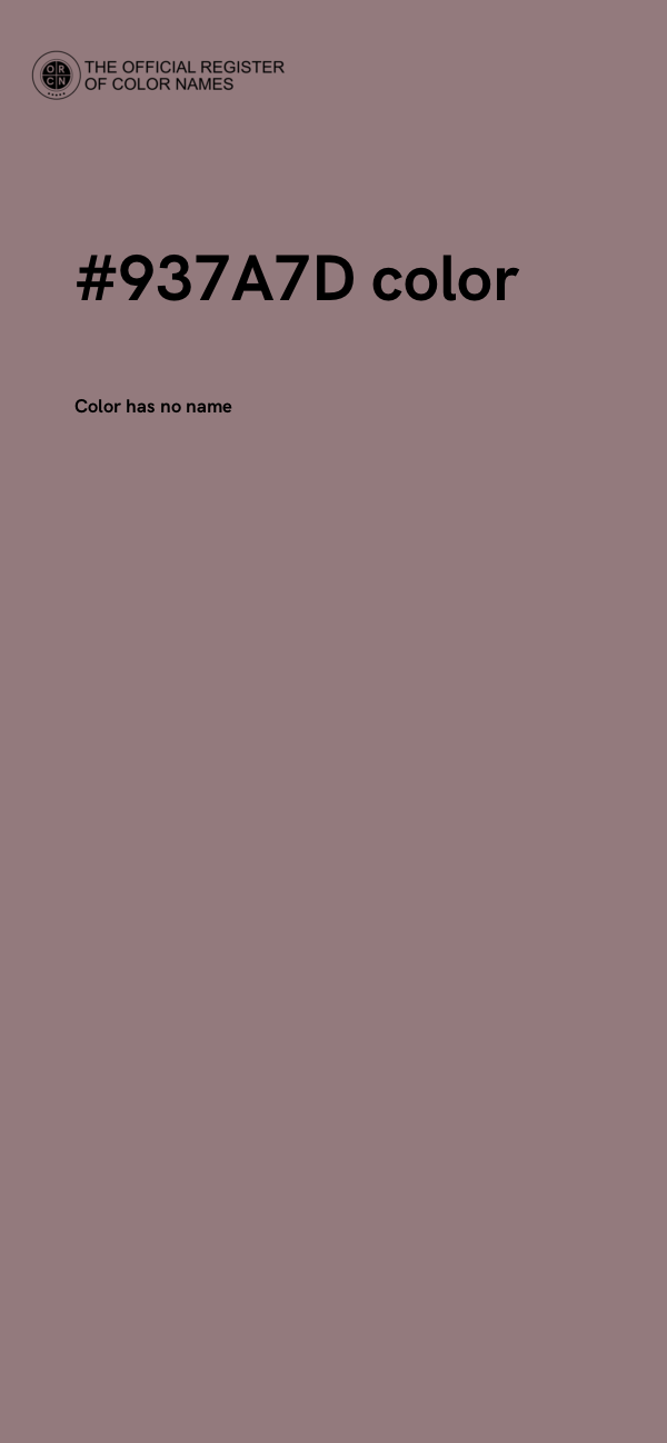 #937A7D color image