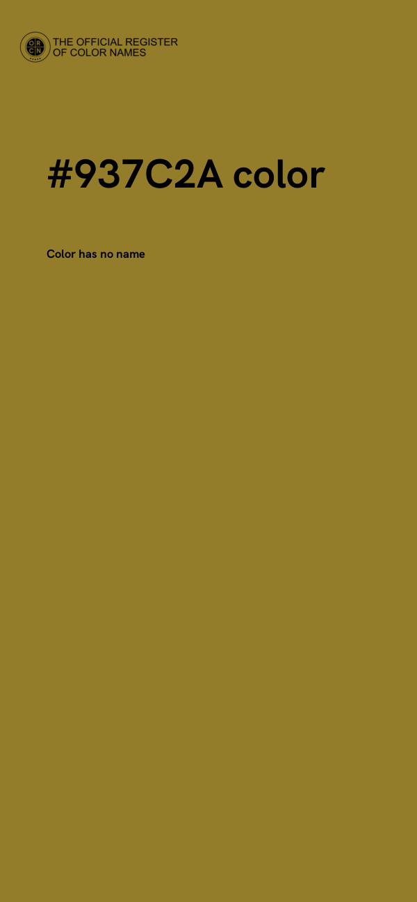 #937C2A color image