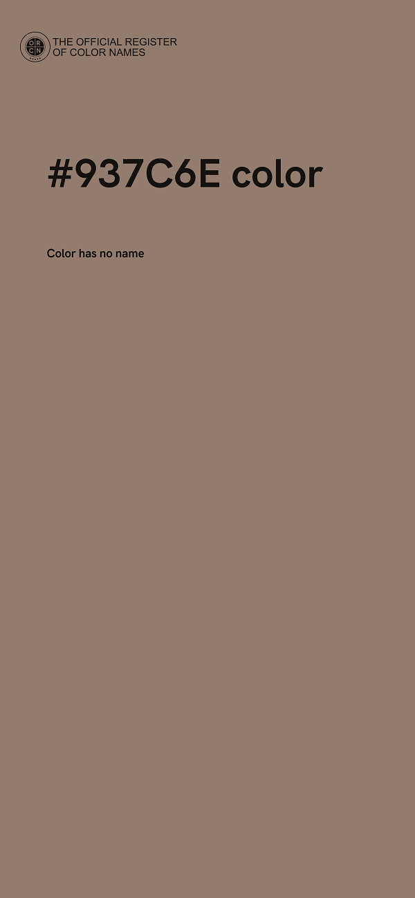 #937C6E color image