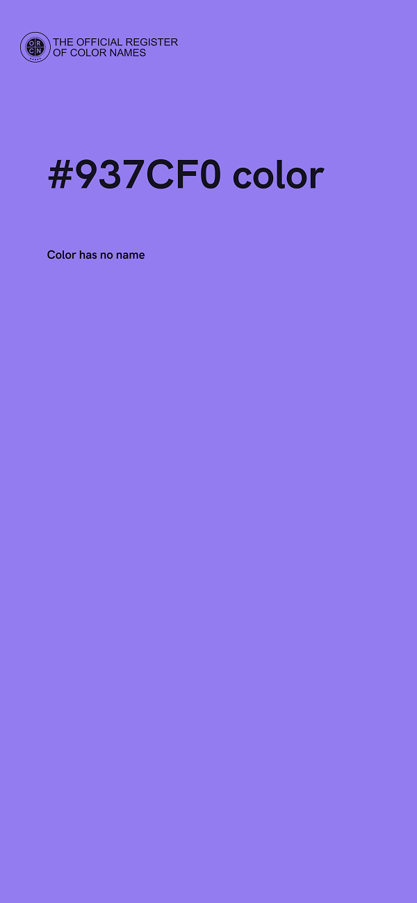 #937CF0 color image