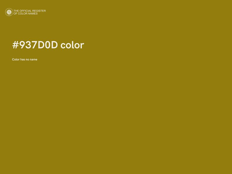 #937D0D color image