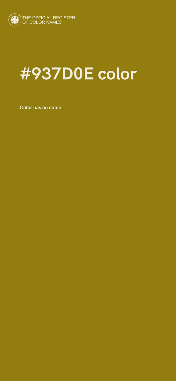 #937D0E color image