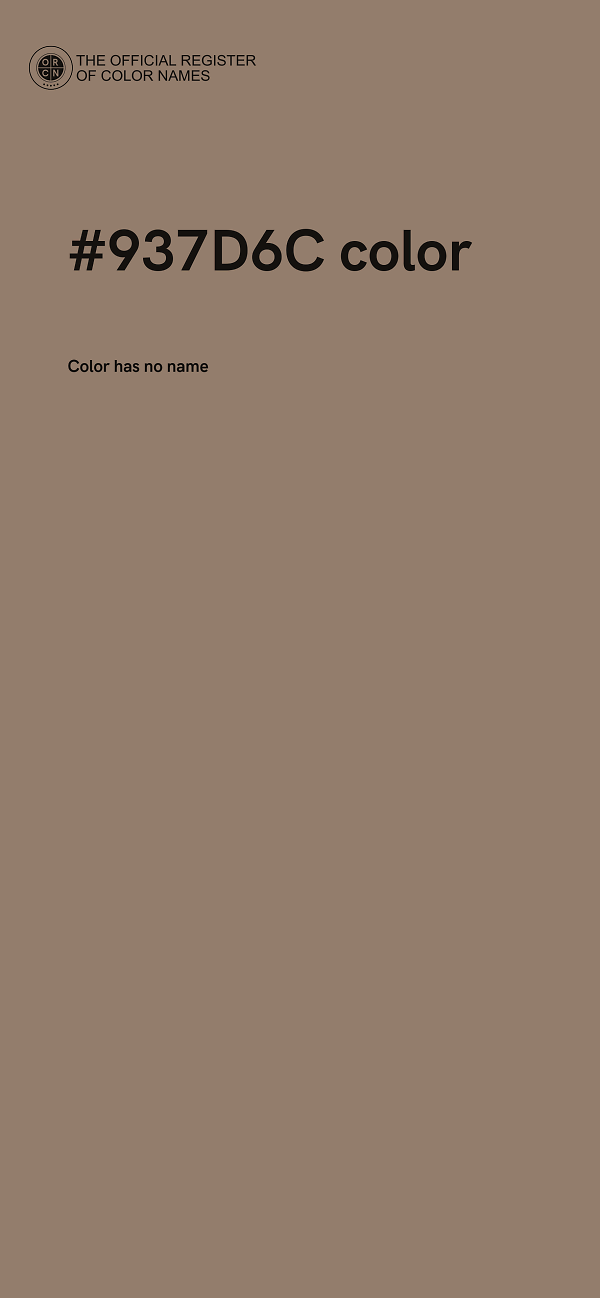 #937D6C color image