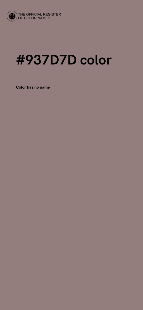 #937D7D color image