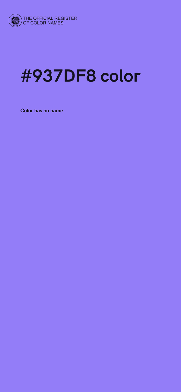 #937DF8 color image