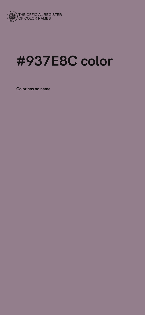 #937E8C color image