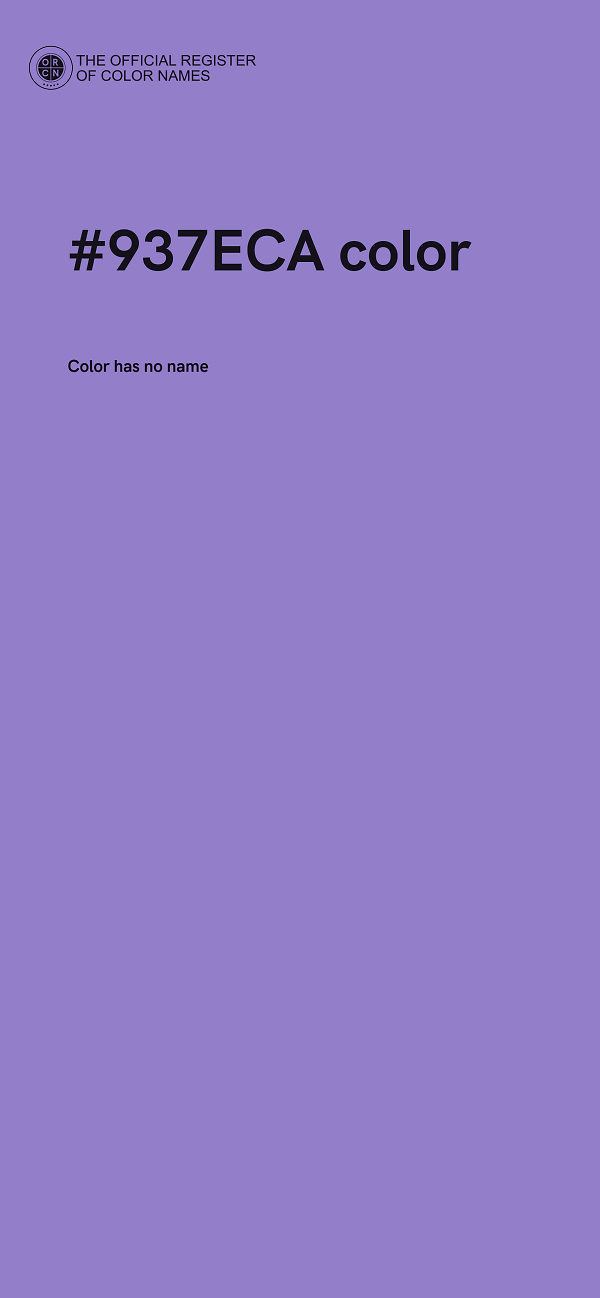 #937ECA color image
