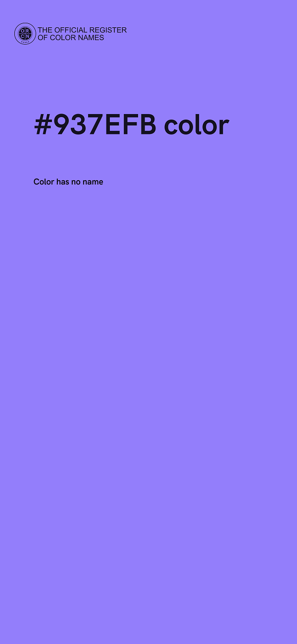 #937EFB color image
