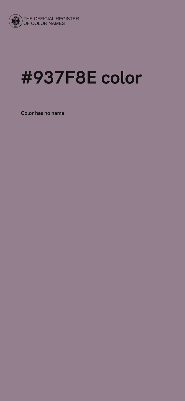 #937F8E color image