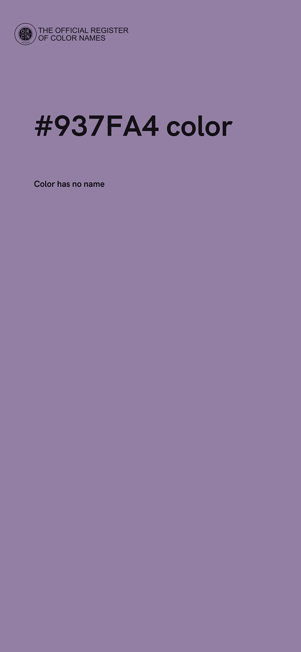 #937FA4 color image