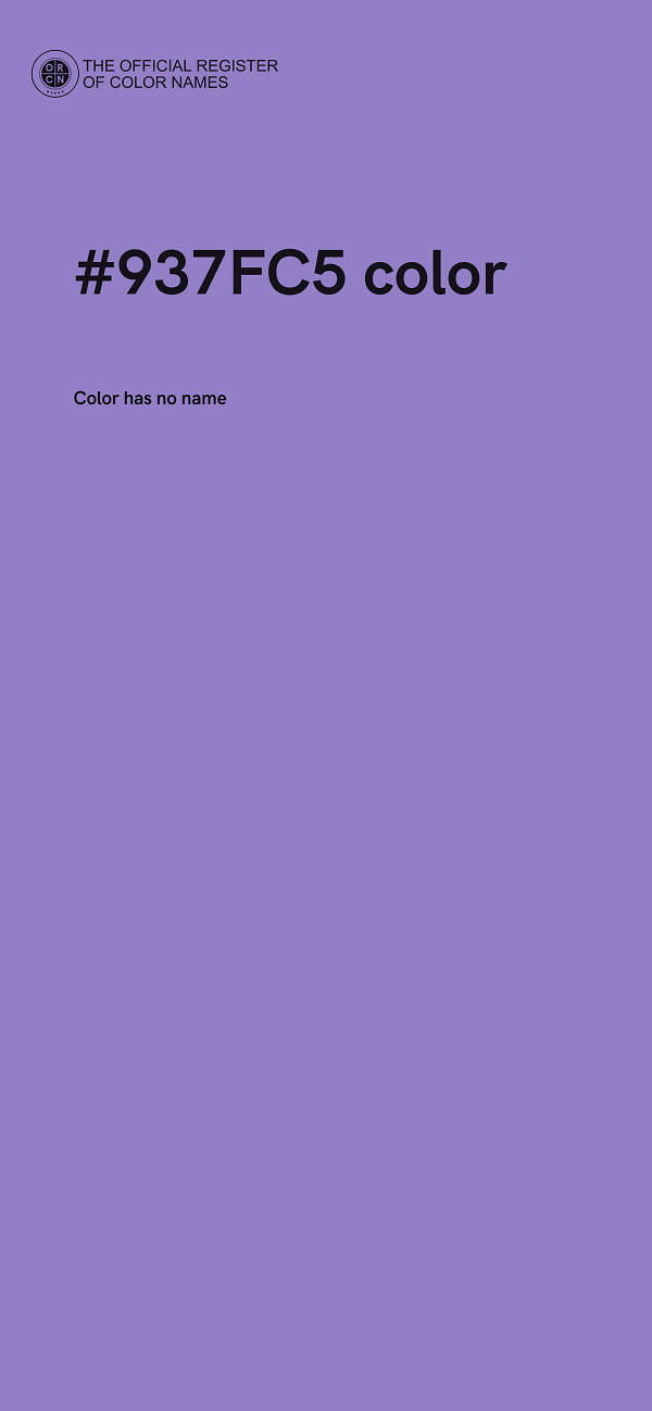 #937FC5 color image