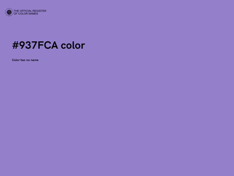#937FCA color image