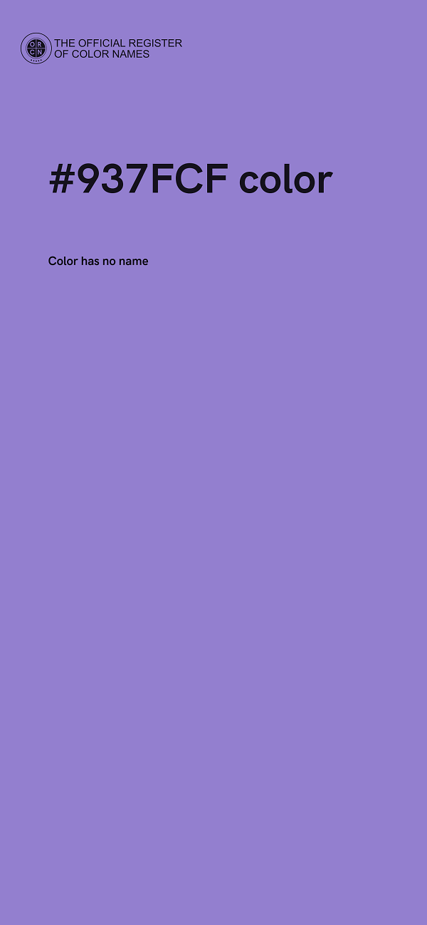 #937FCF color image