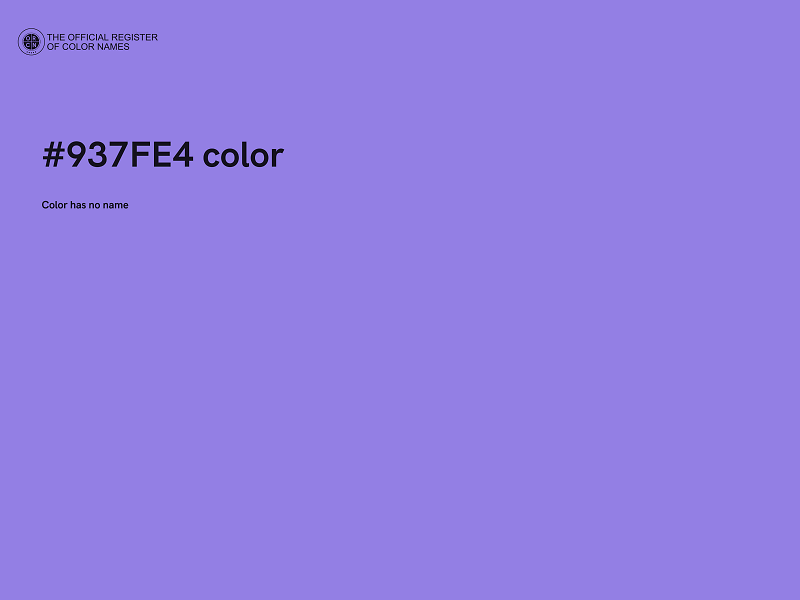 #937FE4 color image