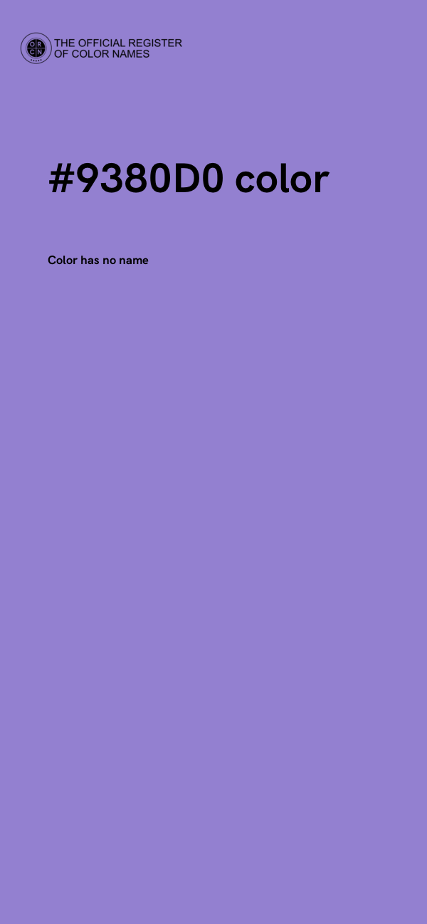 #9380D0 color image