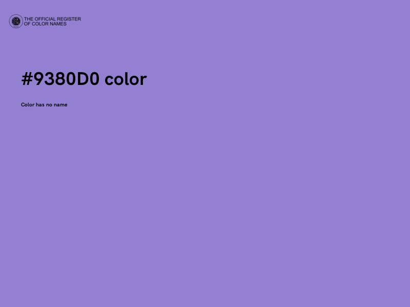 #9380D0 color image